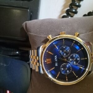Bulova Blue and Gold Bag